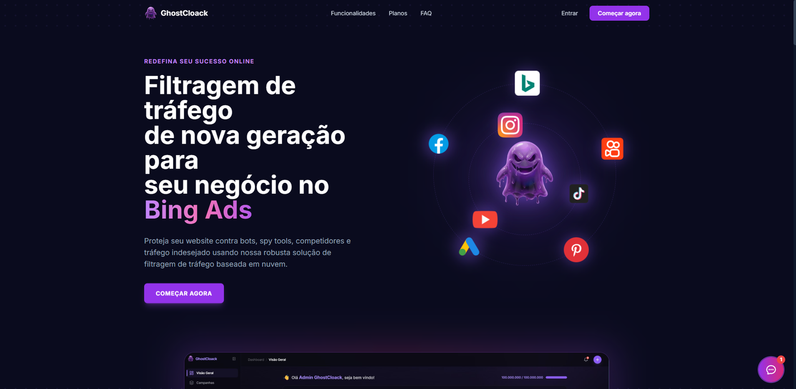 GhostCloack — filtragem inteligente de tráfego